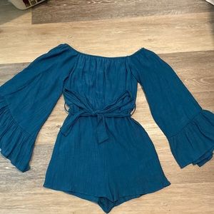 Altar’d State Blue Romper Size: XS